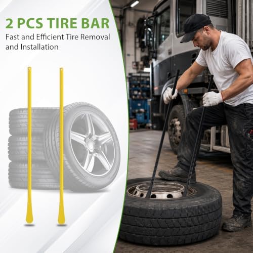 2 PCS 30inch Tire Iron, Tire Bead Breaker Tool