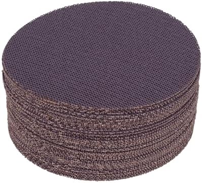 Spyder 50-Pack 100 Grit Sanding Discs, Ceramic Net, 5-Inch Hook and Loop, for Random Orbital Sander (500069)