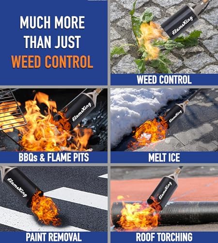 Flame King YSN340K 340,000 BTU Propane Torch Weed Burner with 10-ft Hose