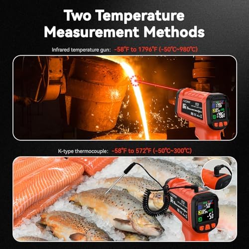 Infrared Thermometer Temperature Gun 1796°F 16:1 Laser