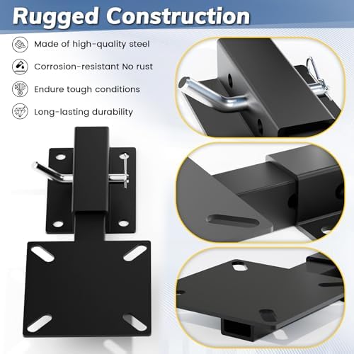 Hitch Vise Mount for Truck, Trailer Receiver & Bench for Hitch Table