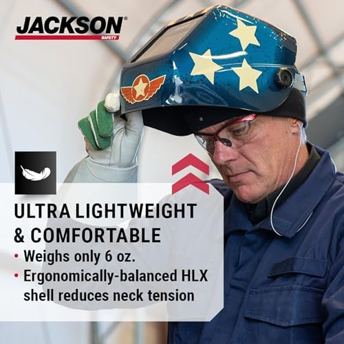 Jackson Safety Insight Auto Darkening Welding Helmet, ADF Hood - ANSI Z87.1