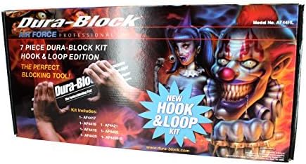 Dura-Block AF44HL Hook & Loop Black 7-Piece Sanding Block Set by Dura-Block