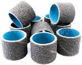 Benchmark Abrasives 2" x 2" Non Woven Surface Conditioning Sanding Bands, Spiral Bands Rotary Sander for Drill & Die Grinder, Metal Polishing Sanders for Woodworking Tool (10 Pack) - Coarse