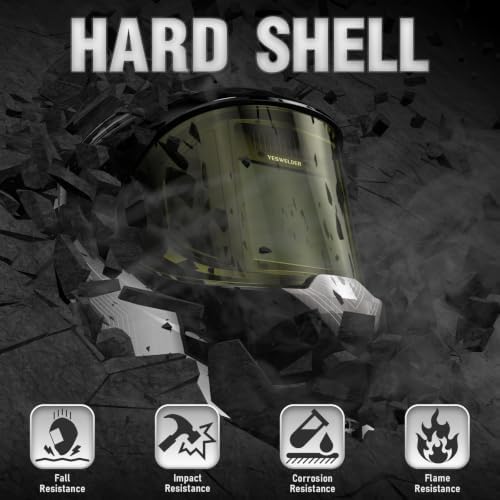 YESWELDER Auto Darkening Welding Helmet, 180° View, LYG-Q800D-A