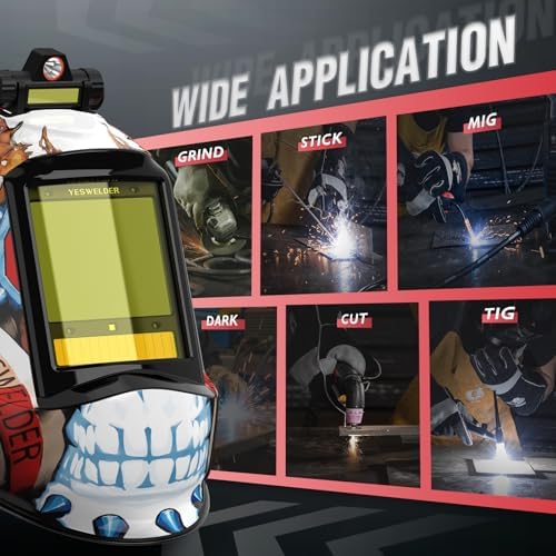 YESWELDER Smart Auto-Shade Welding Helmet with Digital Filter