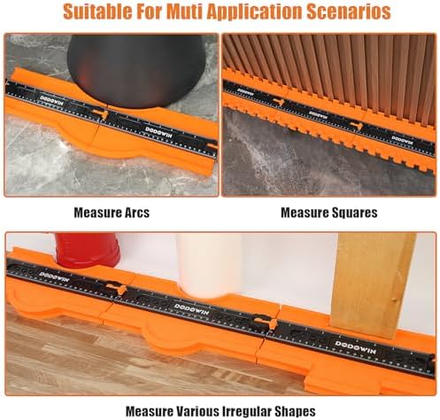 DODOWIN 20 Inch Contour Gauge Profile Tool with Unlimited Connection