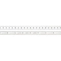 Starrett Full Flexible Steel Rule with Satin Chrome Finish, Quick Reading, Millimeter and Inch Graduation - 31 Graduation, 11-3/4" Length, 0.4mm Thickness - C331-300