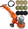 TECHTONGDA 3-Head Electric Concrete Floor Grinder & Polisher 12.9" Grinding Width 0-0.12" Grinding Depth for Home Renovation Remodeling Garages Factories Epoxy Floor 220V Single-phase
