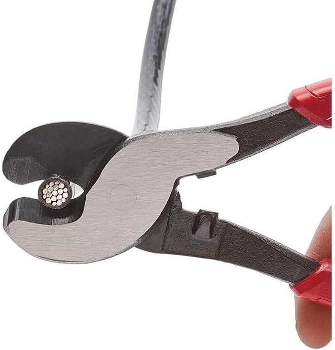 48-22-6104 Side-Cutting Pliers for Milwaukee Comfort Grip Cable Cutting Pliers Length 9.49" Red - NEW