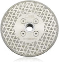 SHDIATOOL 4-1/2 Inch Diamond Grinding Disc for Granite Marble Single Side Coated Diamond Cutting Wheel with 5/8-Inch-11 Arbor