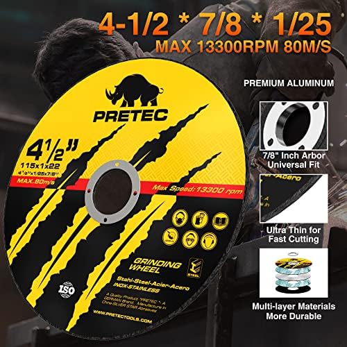 27 Pack Cut Off Wheels 4-1/2", Metal Cutting Wheel for Angle Grinder