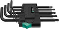 WERA 05024242001 967/9 TX 1 L-Key Set, BlackLaser, 9 Pieces