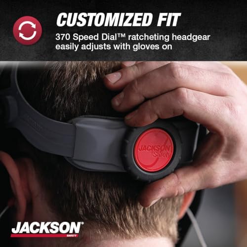 Jackson Safety Premium Graphic Welding Hood with ADF - Ultra Lightweight Auto Darkening Welding Helmet - ANSI Z87.1 (Multiple Styles)