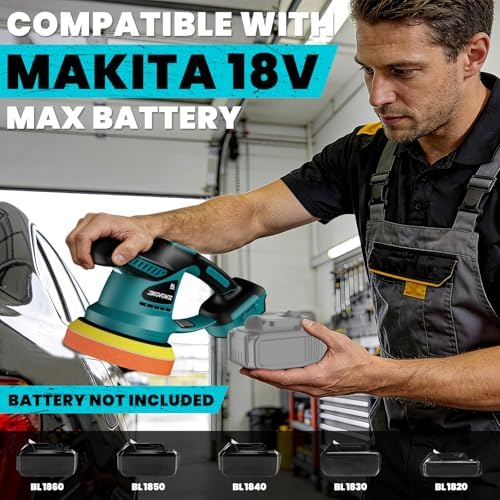 Cordless Buffer Polisher for Makita 18V Battery (Tool only)