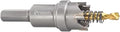 Starrett Tungsten Carbide Tipped Stainless Steel Sheet Metal Hole Saw - Ideal for Stainless, High Alloy Steel, Non-Ferrous Metals, Reinforced Fabrics - 7/8'' Diameter - SM22