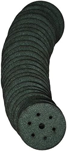 3M Green Corps Hookit Sanding Discs, Dust Free, 00616, 6 in, 36+ Grade, Pack of 25 Production Discs, for Coating Removal, Metal Surfaces, Auto Sanding