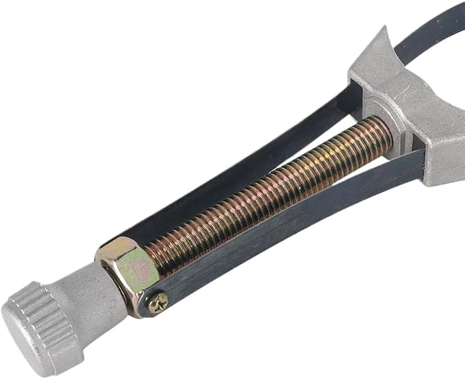 Adjustable Oil Filter Removal Strap Wrench Compatible With Car Auto Motorcycle 60mm To 120mm Diameter