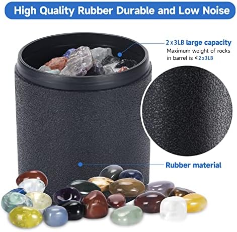 Leegol Electric Rock Tumbler Double Drum 6LB Lapidary Polisher