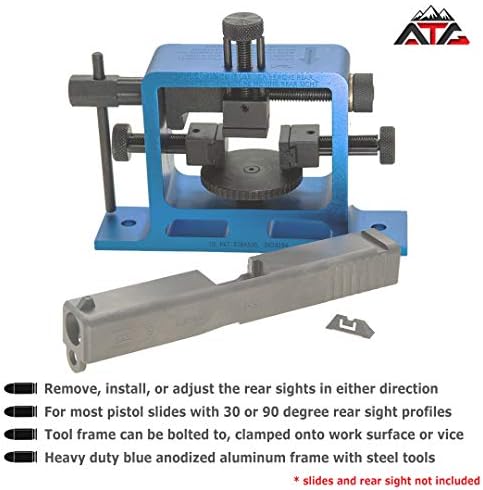 ATG Heavy Duty Universal Pistol Dovetailed Rear Sight Pusher Tool