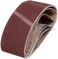 HARFINGTON 3 x 21 Inch Sanding Belts, 5 Pcs 100 Grits Aluminum Oxide