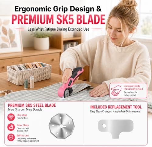 Cordless Electric Scissors 4.2V Powerful Cardboard Cutter, 2600mAh