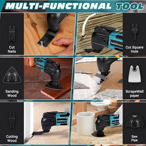 Cordless Oscillating Compatible with Makita 18V Battery
