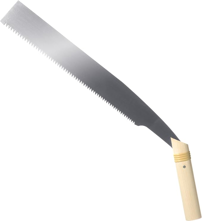 KAKURI Temagari Saw 13" Japanese Tree Limb Saw, Razor Japanese Steel Blade, Large Hand Pruning Saw for Cutting Tree, Log, Limb, Thick Branch, Raw Wood, Made in JAPAN