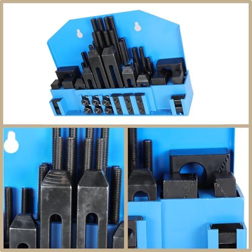 58 Pc 1/2 Inch T-Slot Hold Down Clamp Clamping Kit