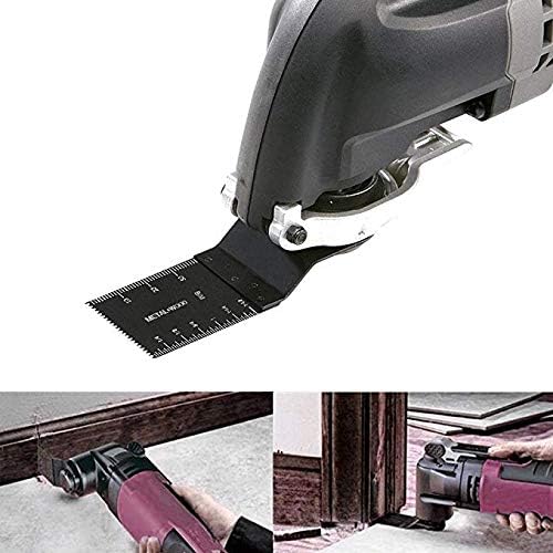 Oscillating Saw Blades, Diagtree 100pcs Wood Oscillating Multitool Saw Blade Set Fits Fein Multimaster Porter Cable Black & Decker Bosch Dremel Craftsman Ridgid Ryobi Makita Milwaukee etc