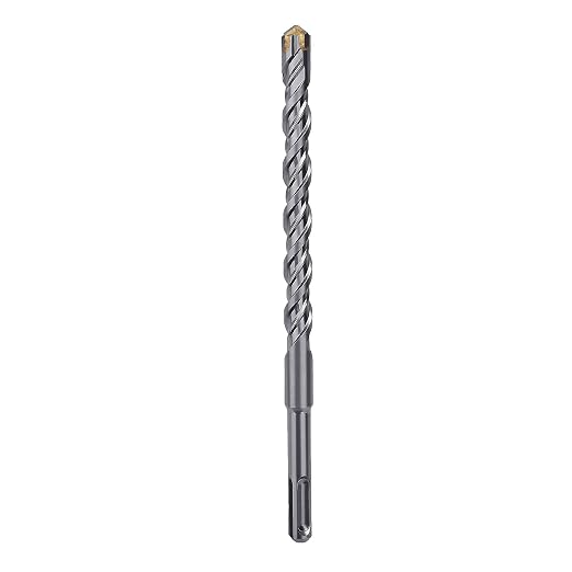 7/8 inch X 12.2 inch SDS Plus Rotary Hammer Drill Bit, Concrete Drill Bit for Concrete, Brick, Cement and Stone,12.2 inch Length (12.2" Length, 7/8" Diameter)