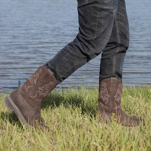 NORTIV 8 Steel Toe Work Boots for Men
