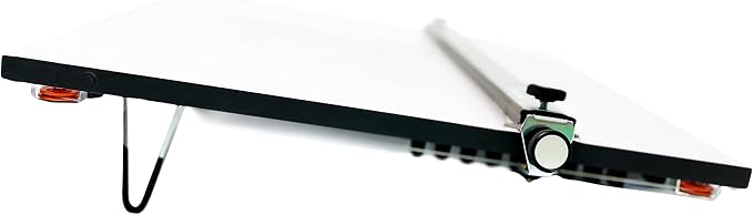 Proartek PK00017 Model PXB31 Portable Drafting Drawing Board 23" x 31"; PXB Series; Adjustable Aluminum Parallel Straightedge; Carry Handle; Architecture Tool for Students and Professionals