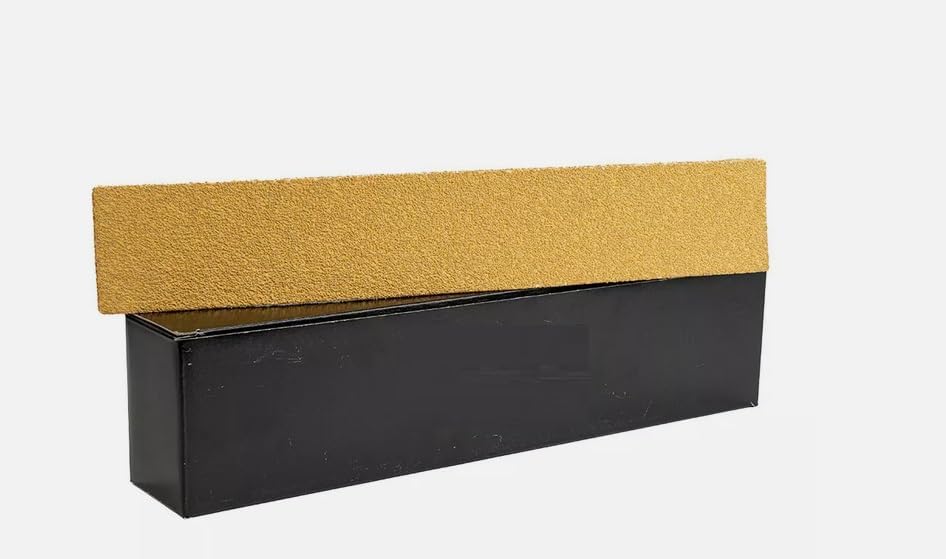 Hook & Loop Backing Longboard Sandpaper Sheets (2-3/4'' X 16-1/2'') Sandpaper for Automotive, Woodworking Air File Sander, Hand Sanding Block ((Grit-80)(100pcs))