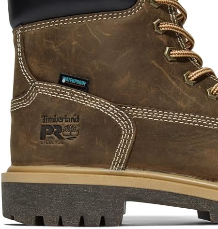 Timberland PRO Women’s Direct Attach 6 Inch Steel Safety Toe Insulated Waterproof Industrial Work Boot