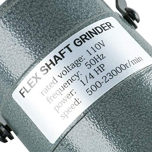 1/4" HP 380W Flex Shaft Hanging Grinder, 23000 RPM Multi-function Rotary Tool Repair Kit with Foot Pedal Control (380W)
