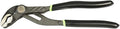Greenlee 0451-08WD 8" Adjustable Push Button Water Pump Pliers, Groove Joint Plumbing Pliers for Round, Flat, Square, or Hex material