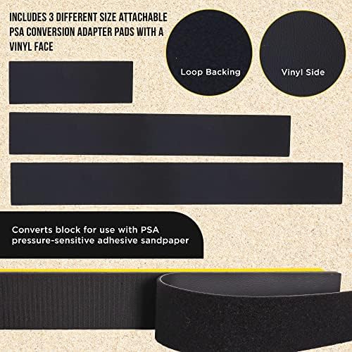Dura-Gold K-Block Sander Firm & Flex Hand Sanding Block Kit, 9", 16" & 24"