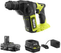 RYOBI ONEAND HP 18V BRUSHLESS Cordless Compact 5/8 in. SDS Rotary Hammer KIT with 2.0 AH