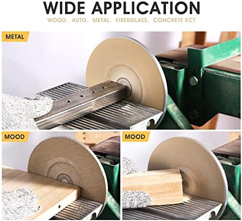 100 PCS 6 inch PSA Sanding Discs 180 Grit Self Adhesive Sandpaper