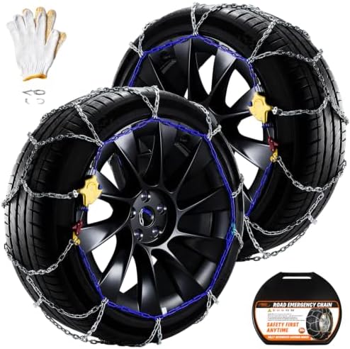 DEDC Auto Lock Y-type Snow Tire Chain for SUV Pickup truck 295 305 315/33"