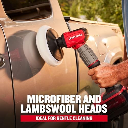 CRAFTSMAN Power Scrubber Microfiber Brush Set for V20 Cordless 2-in-1 Power Scrubber (CMCPSMFB)