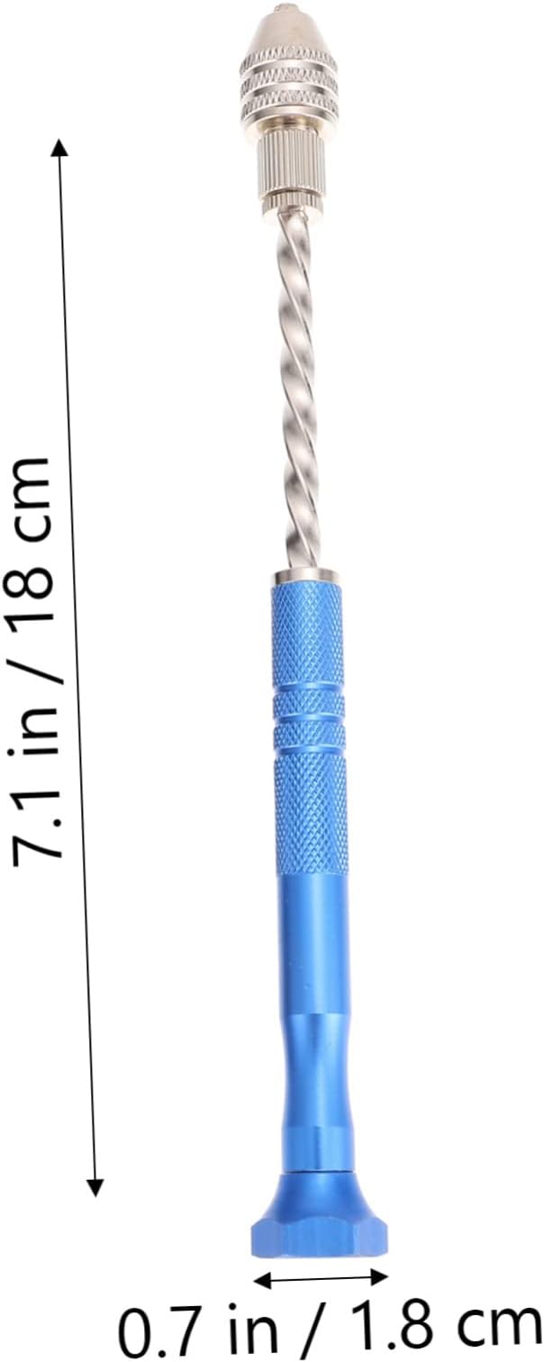 HOMSFOU 1set Hand Drills Precision Jewelry Drill Bits Tools for Crafts for Jewelry Making and Detailed Work