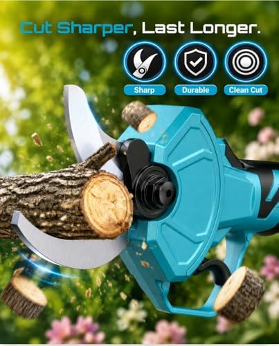 SEESII Electric Pruning Shears 4 Modes, 1.8” Cut Electric Pruners Cordless