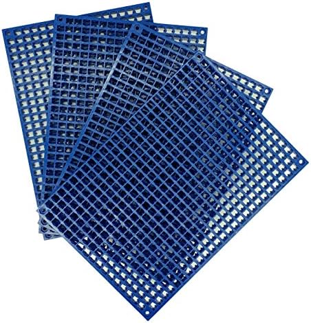 Organizer Genie - Four Blue Pegboard Set to organize your Sockets, Wrenches, Pliers, Screwdrivers, Bits and All Other Tools Large