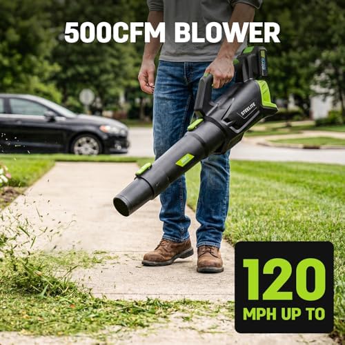 STEELITE Cordless Lawn Mower & Leaf Blower Combo for Small Yards