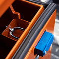 PACLOCK's 10-Series Universal Jobsite Box Lock, Standard Rekeyable (SR), Keyed Differently w/ 2 Keys, Blue