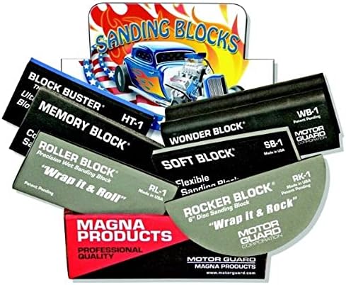 Motor Guard - 6Pc Sanding Block Assortment (AP-2), One Size