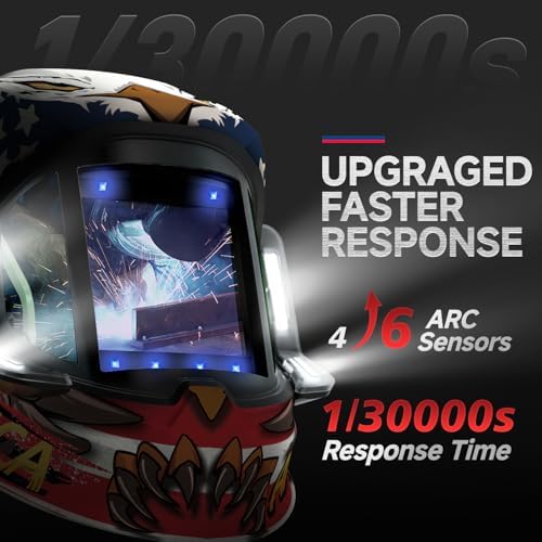 ANDELI Auto Darkening Welding Helmet with Light,with Internal Display