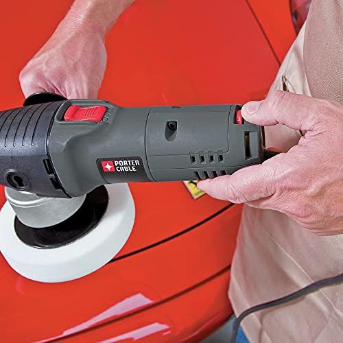 PORTER-CABLE Buffer Polisher, Car Polisher for Car Detailing, 6-Inch, Orbital, Variable Speed (7424XP)
